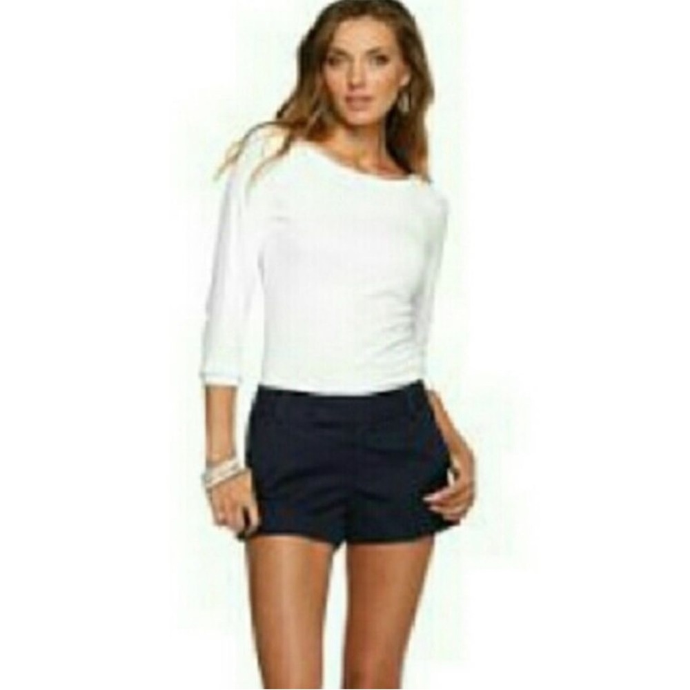 Lilly Pulitzer Barclay shorts, Navy Blue, size 8